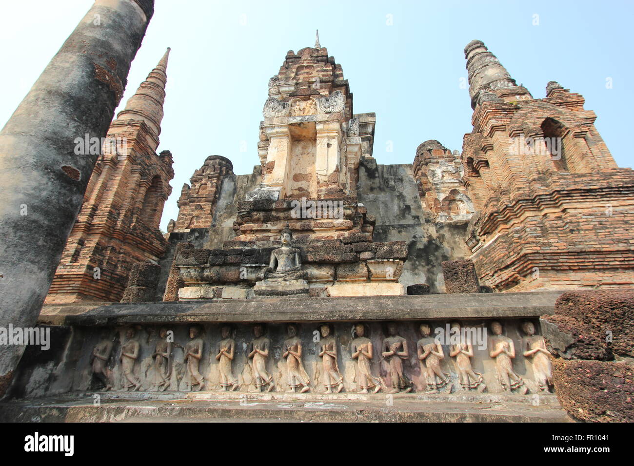 Wat Si Sawai, Sukhothai Geschichtspark Sukhothai, Thailand Stockfoto