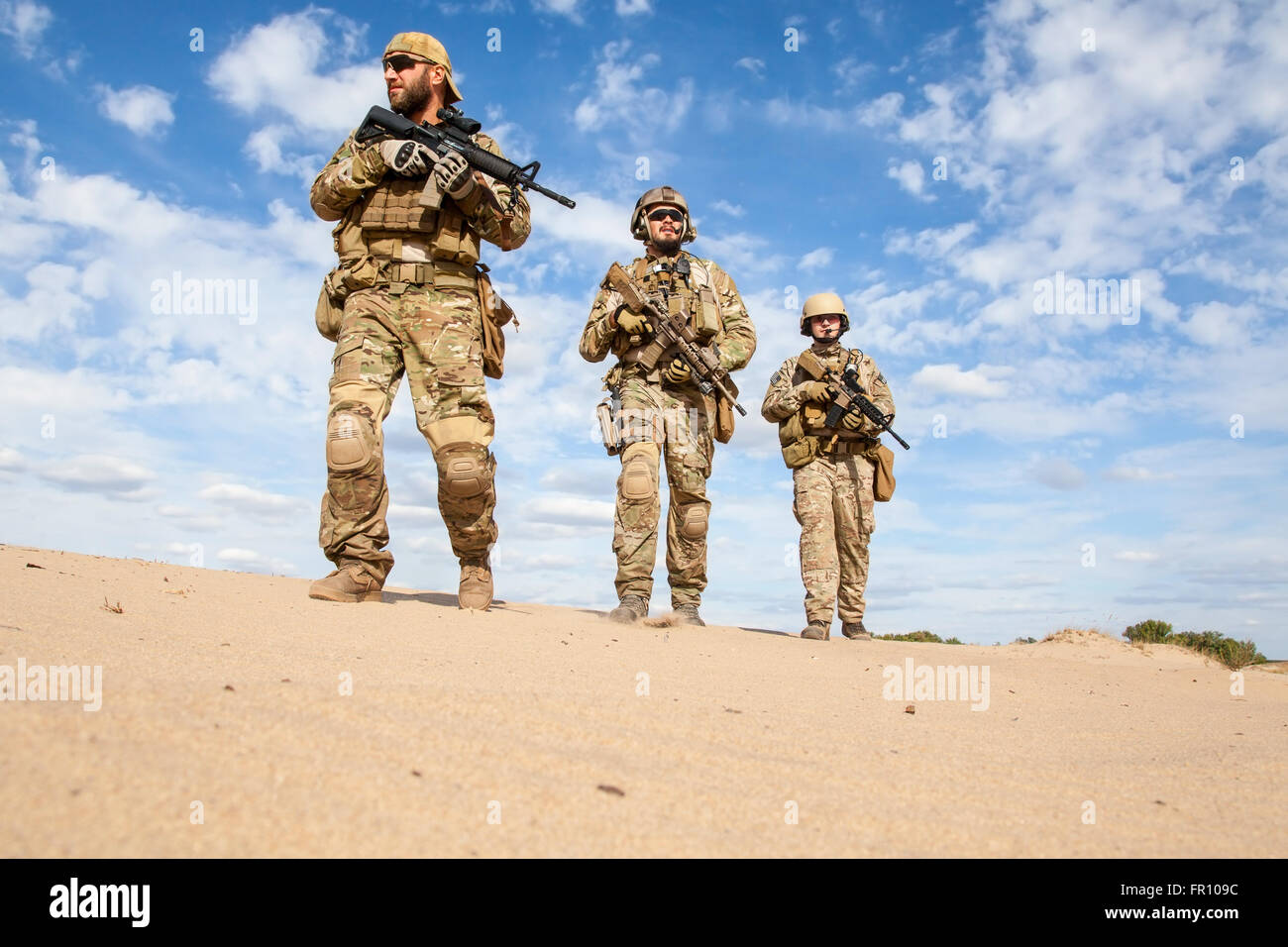 Soldaten der US Army Special Forces Group Stockfoto