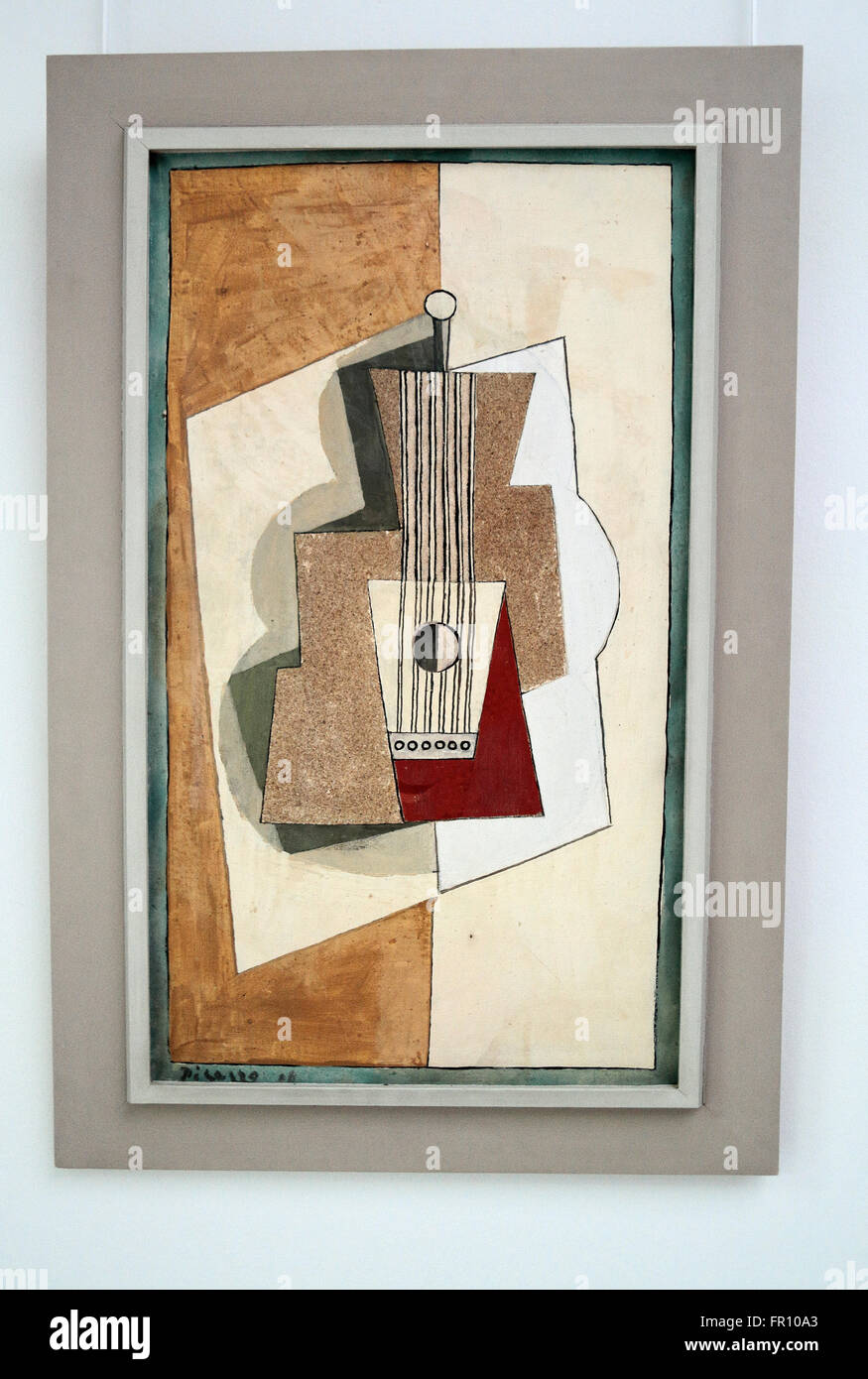 Guitare Or Guitar Von Pablo Picasso Im Kroller Muller Museum Otterlo Niederlande Stockfotografie Alamy