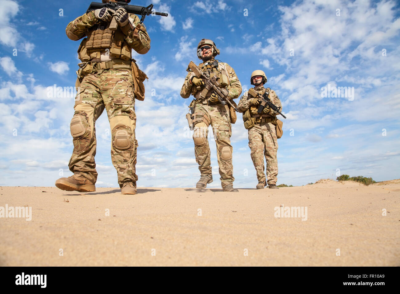 Soldaten der US Army Special Forces Group Stockfoto