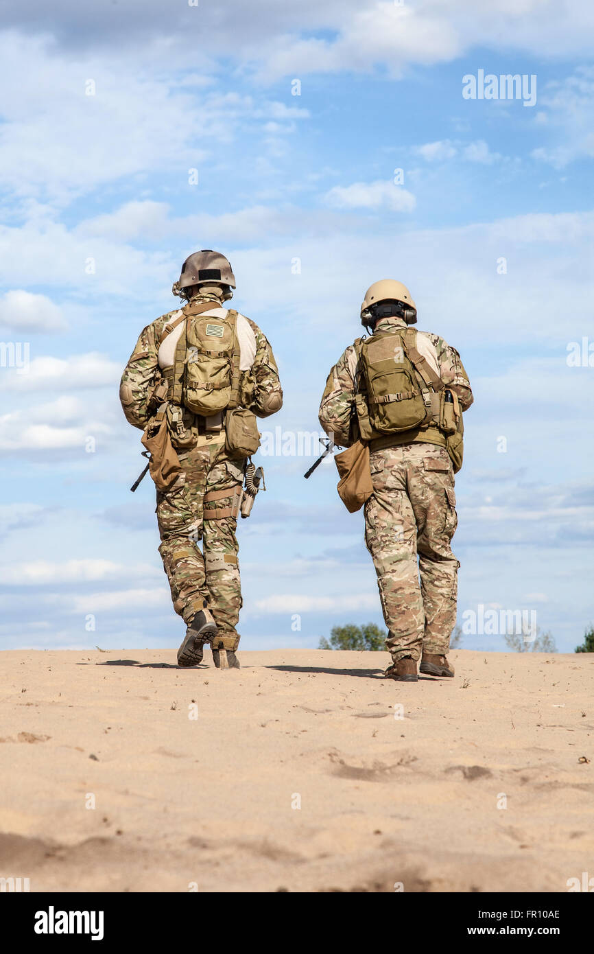 Soldaten der US Army Special Forces Group Stockfoto