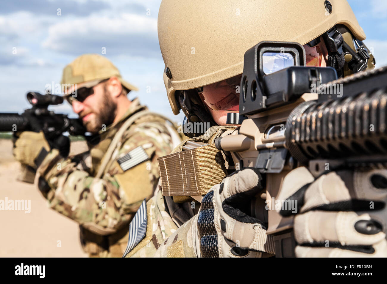 Soldat der US Army Special Forces Group Stockfoto