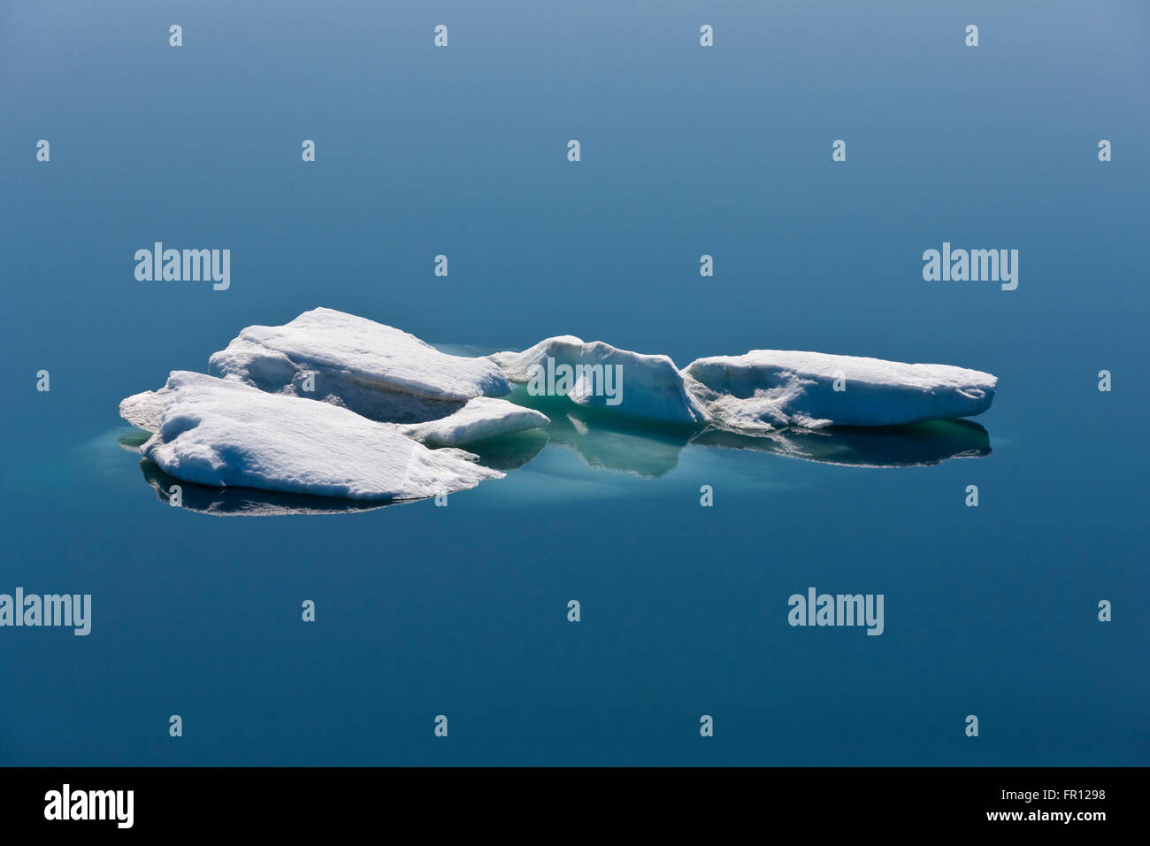 Treibeis auf Beringmeer, Russlands Fernen Osten Stockfoto