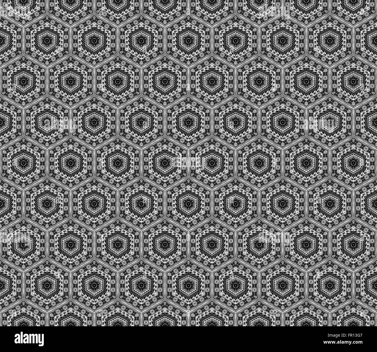 Zusammenfassung Hintergrund Kaleidoskop oder endlose Muster für die Tapete. Stockfoto