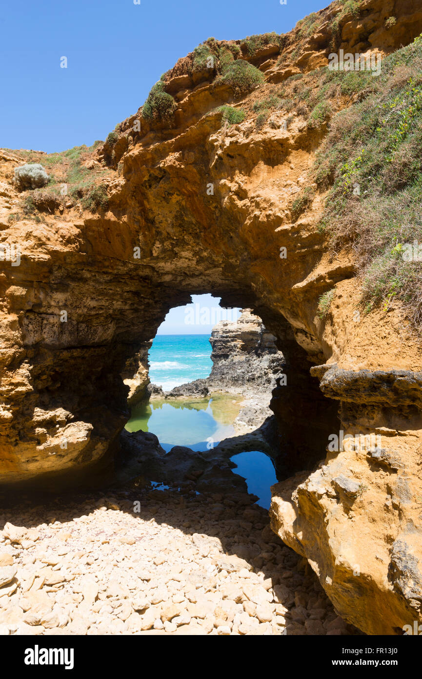 Die Grotte, Great Ocean Road, Victoria, VIC, Australien Stockfoto