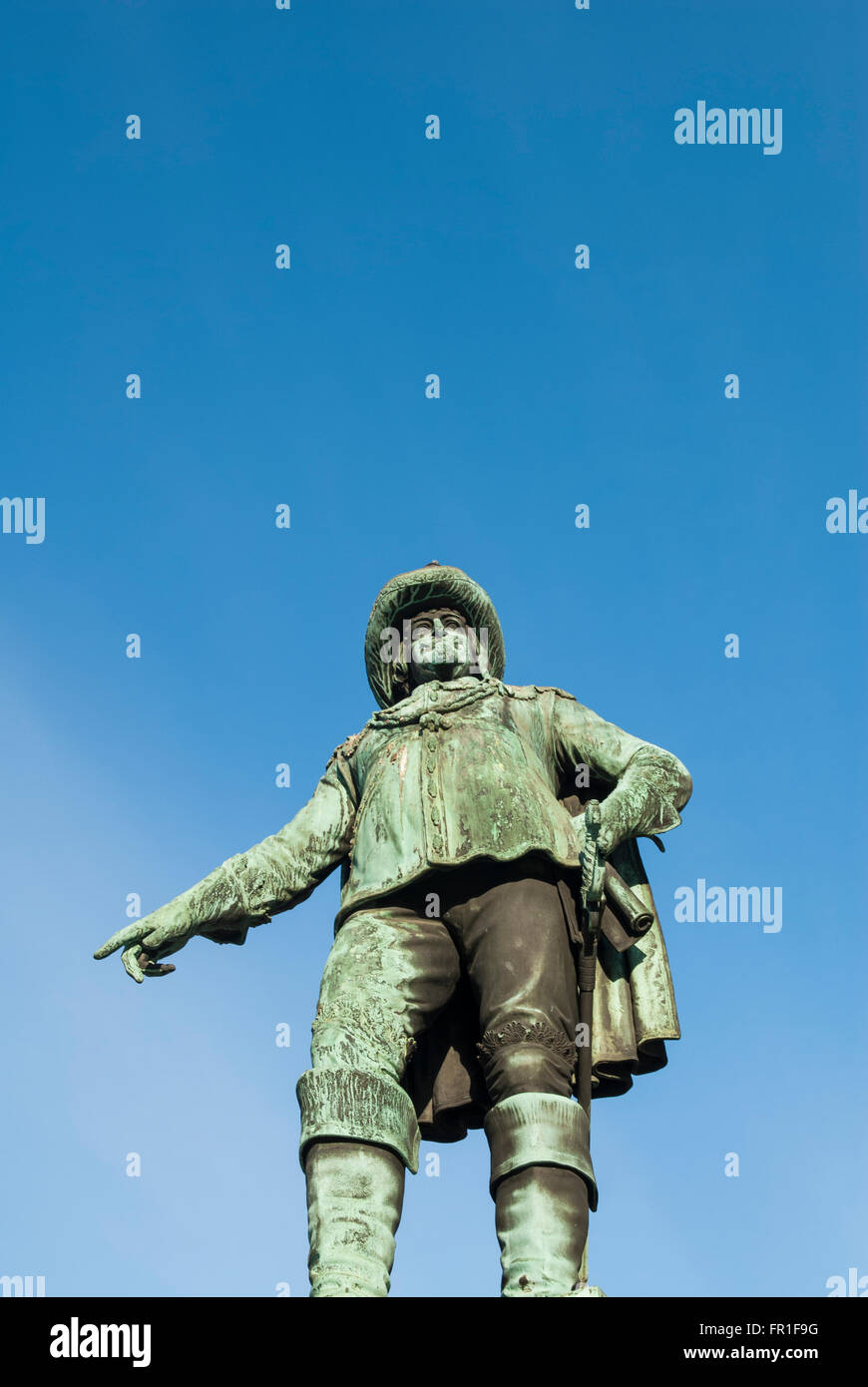 Statue des dänischen Königs Christian IV Oslo Norwegen Stockfoto