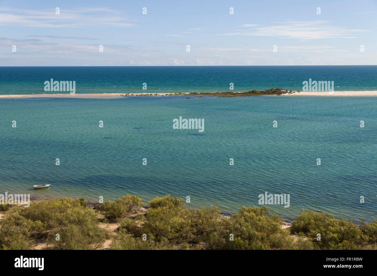 Lagune, Cancela, Algarve, sud du Portugal, Europa Stockfoto
