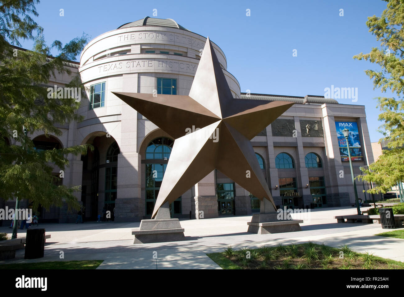 Erfahren Sie mehr über den Lone Star State Ursprünge und bunte Geschichte an die $ 80 Millionen Bob Bullock Texas State History Museum, Austin Stockfoto