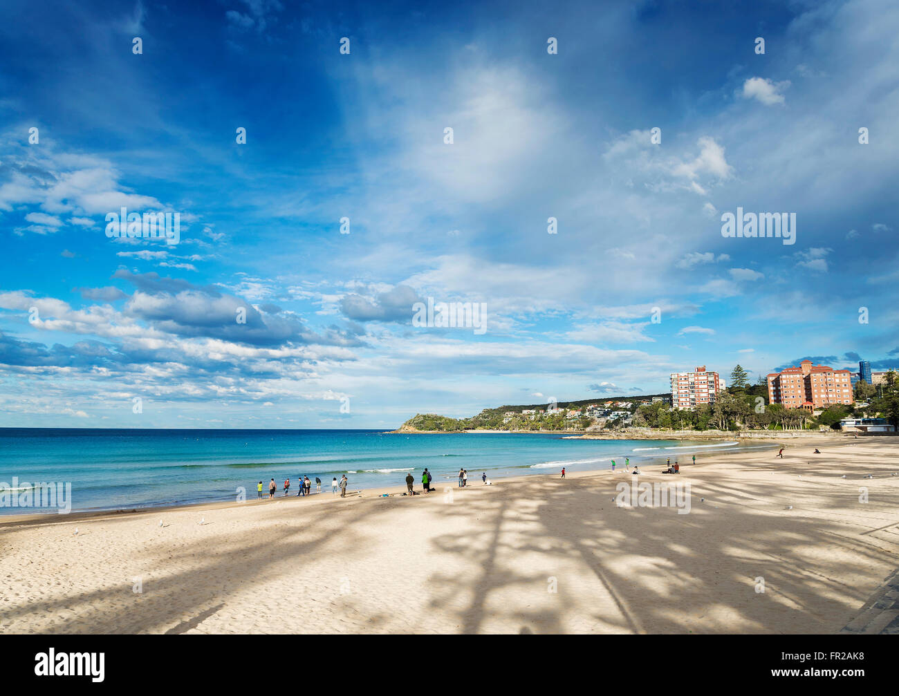 Manly Beach-Blick im Norden Sydney Australien Stockfoto