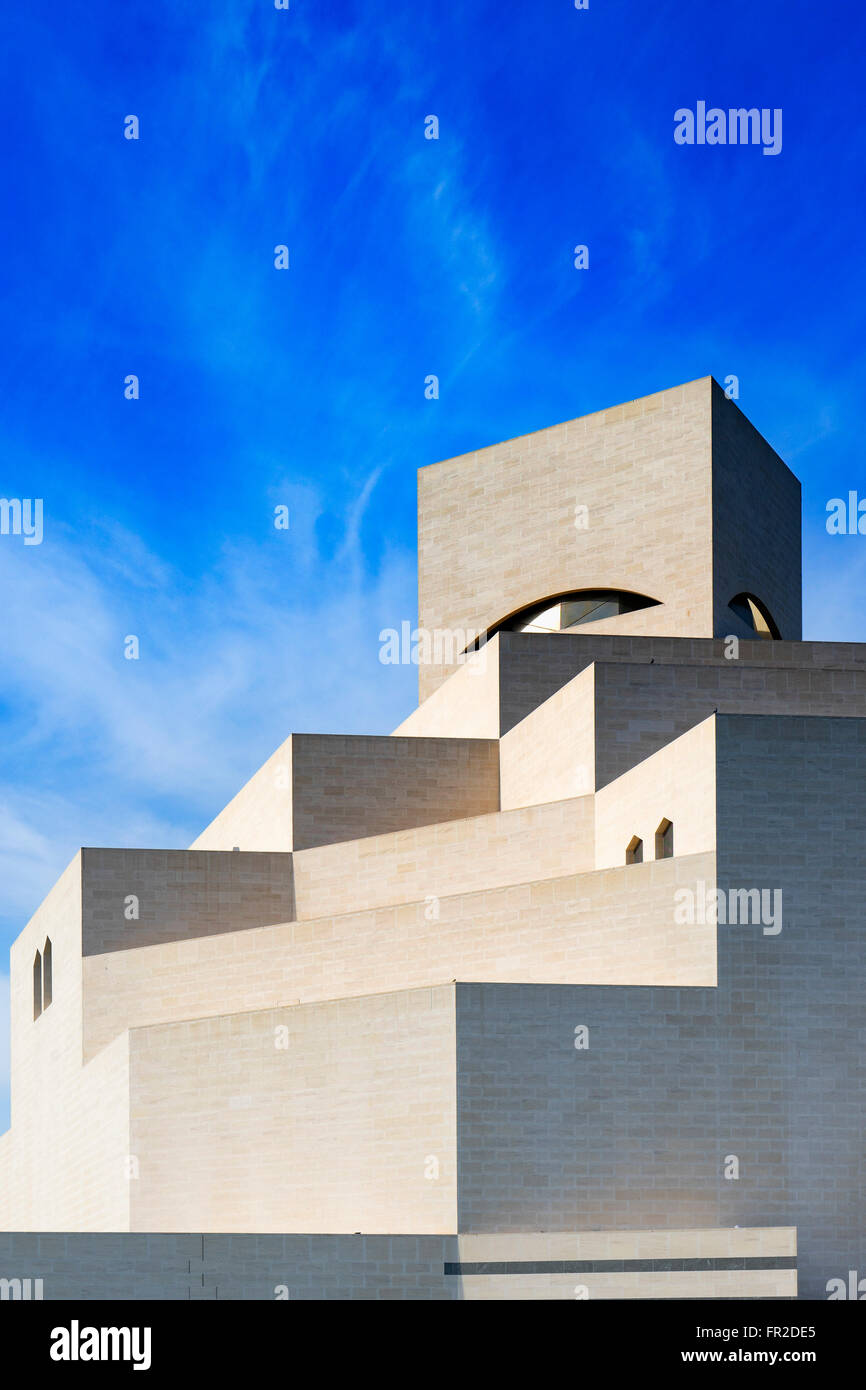 Ansicht des Museums für islamische Kunst in Doha Katar Stockfoto