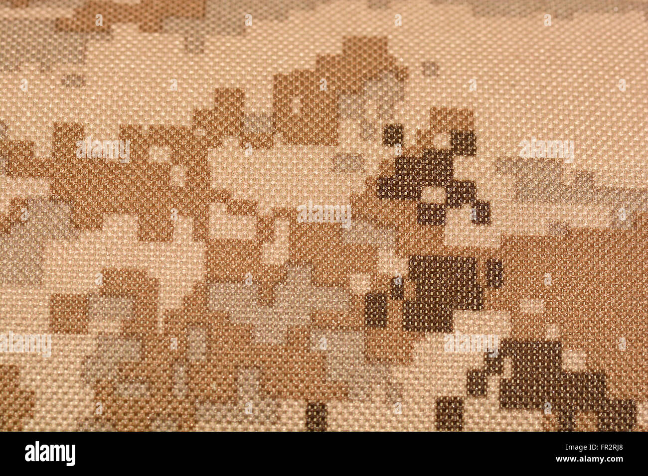 Nahaufnahme von einem Stück Stoff camouflage Stockfoto