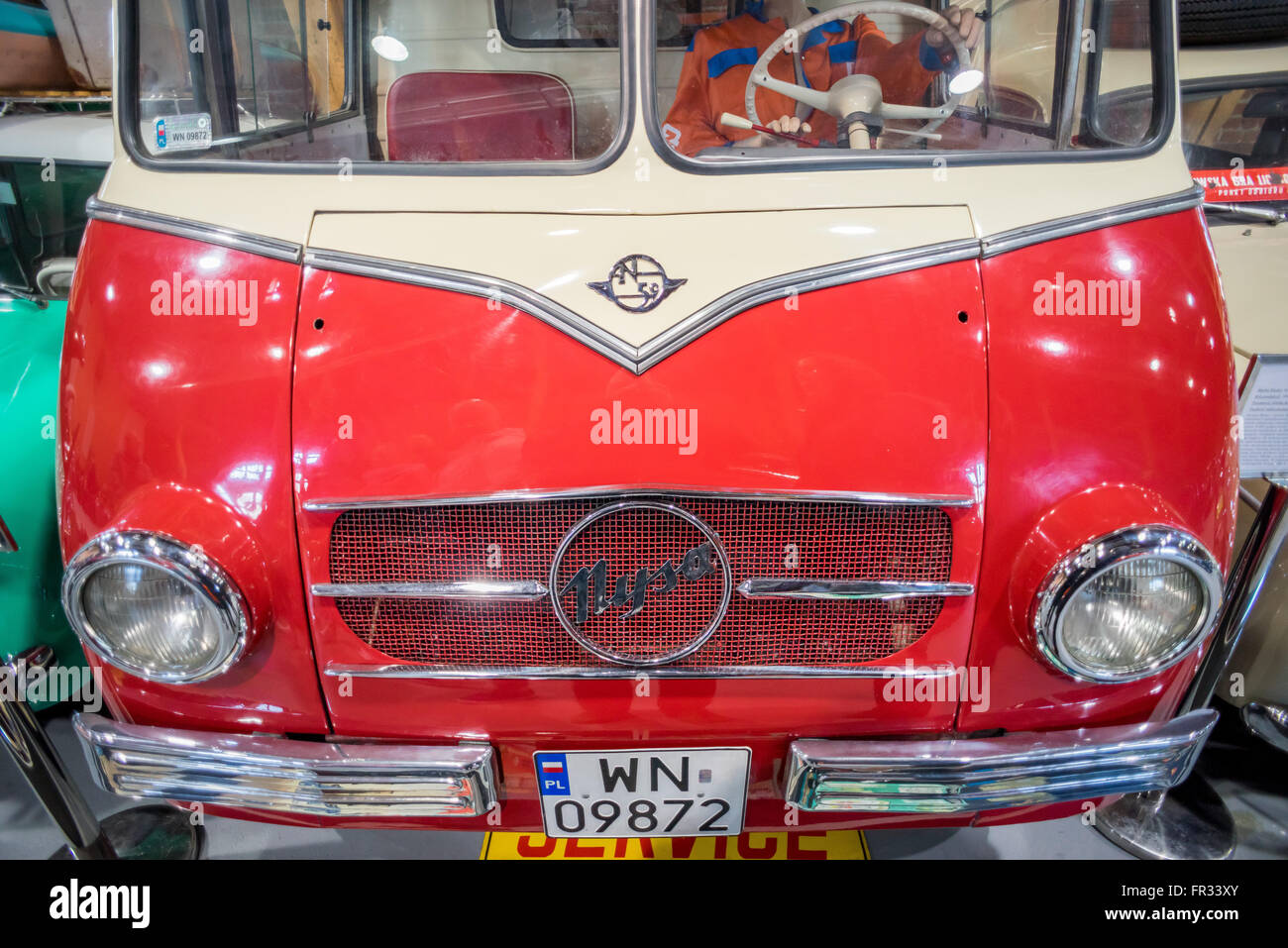 Vintage Polnisch gemacht Auto Nysa von 1959-Topacz-Auto-Museum Stockfoto