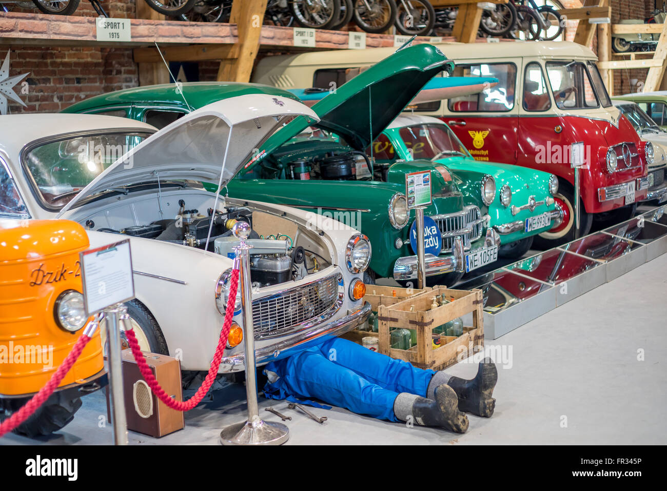 Vintage Polnisch gemacht Autos Topacz Automuseum Stockfoto