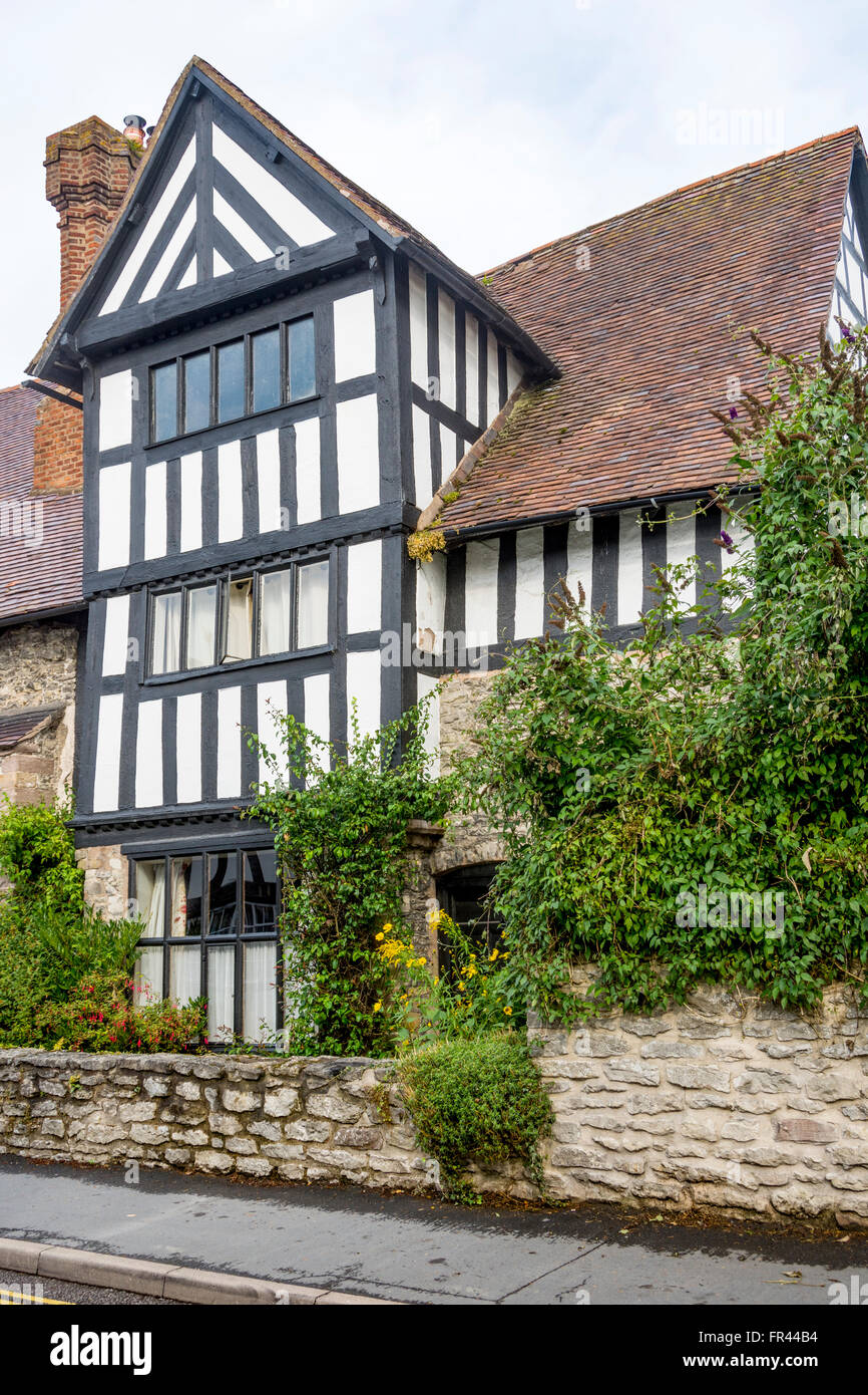 Ashfield Hall, High Street, viel Wenlock, Shropshire, England, UK Stockfoto