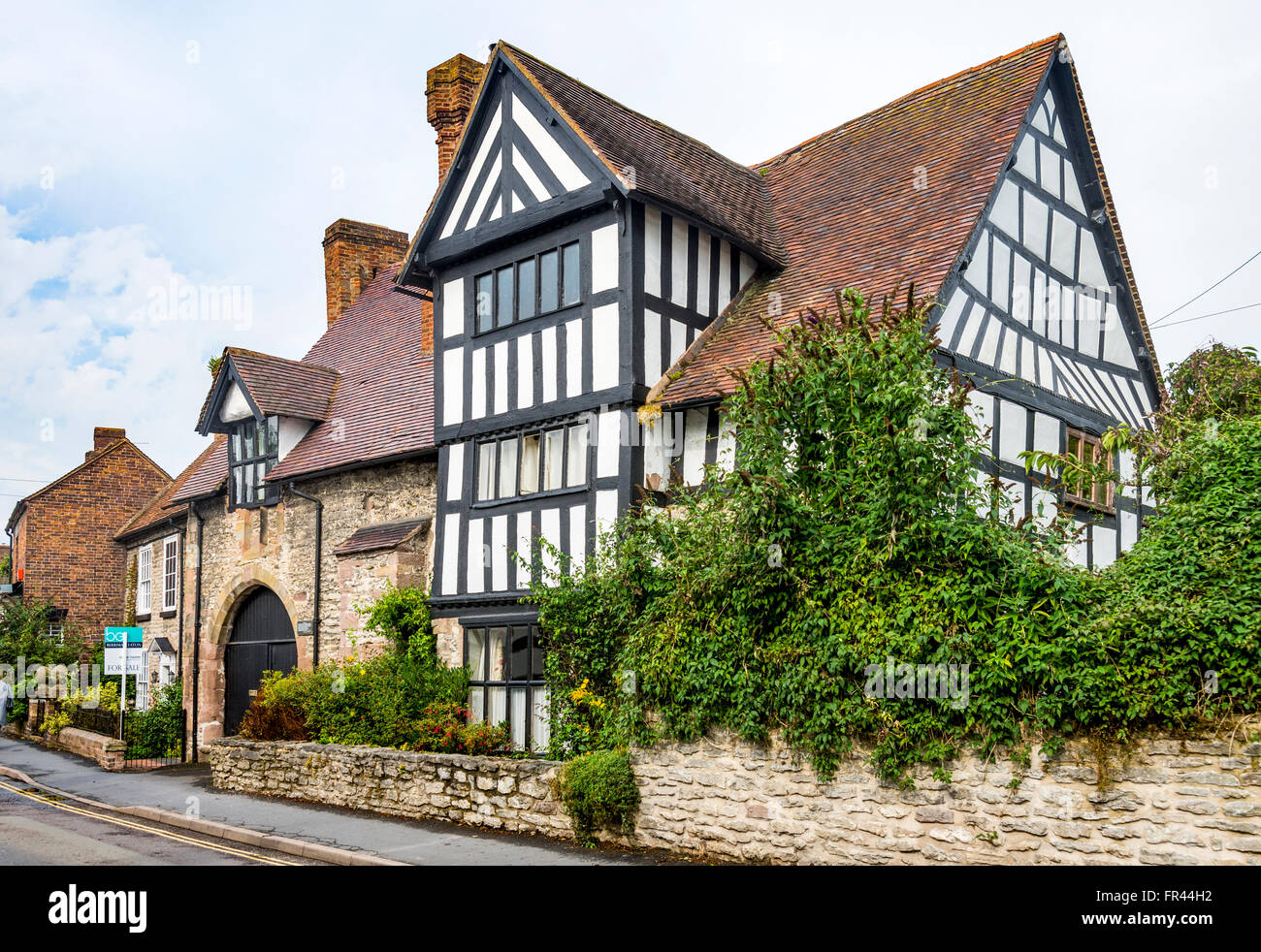 Ashfield Hall, High Street, viel Wenlock, Shropshire, England, UK Stockfoto