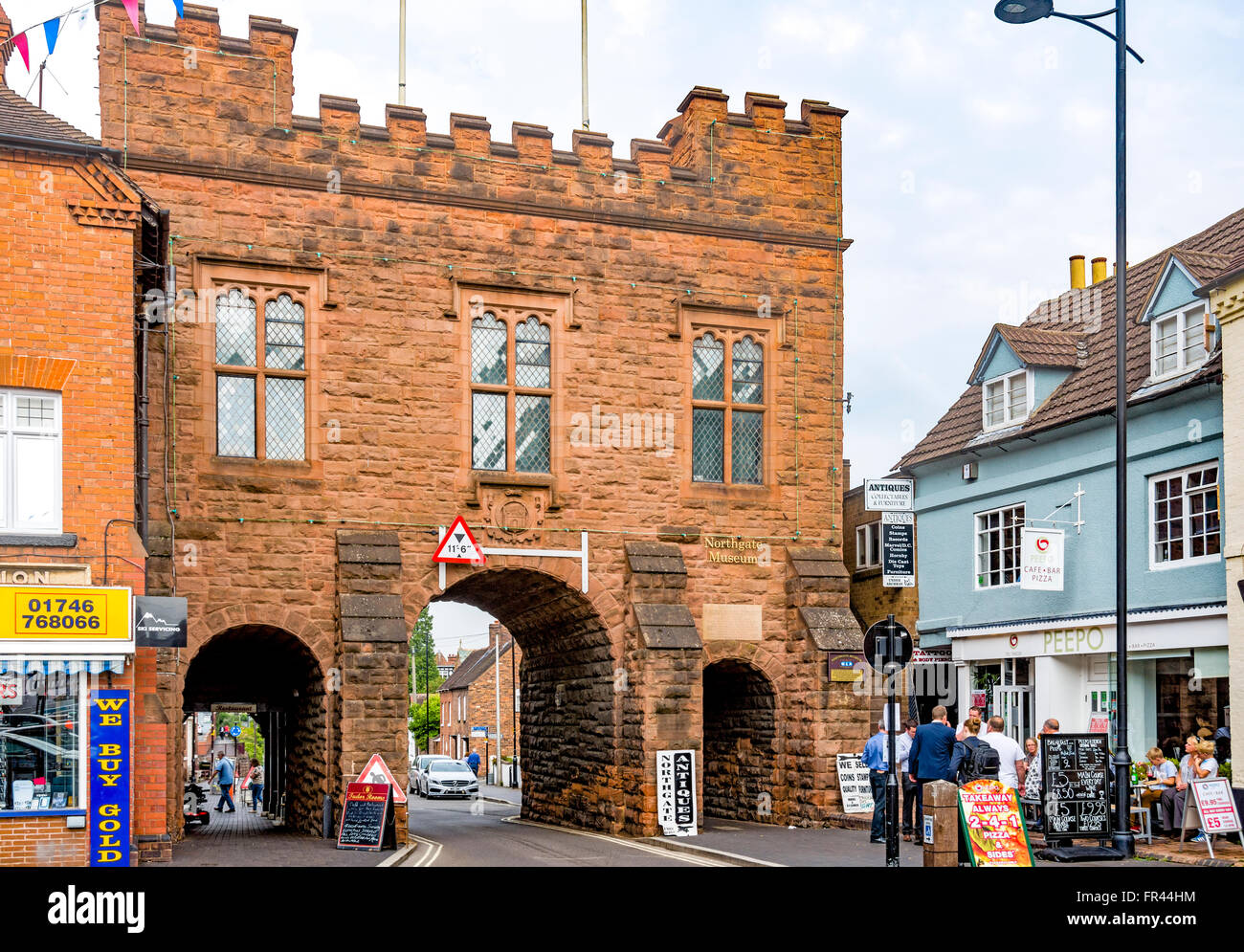 Northgate Museum, High Street, Bridgnorth, Shropshire, England, Vereinigtes Königreich Stockfoto