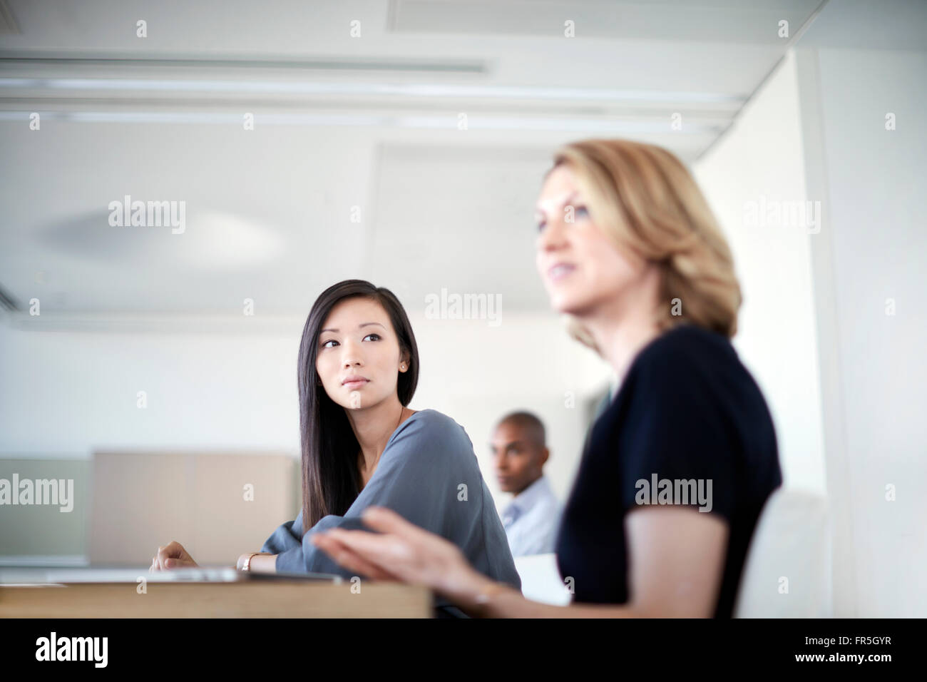 Unternehmerinnen im meeting Stockfoto