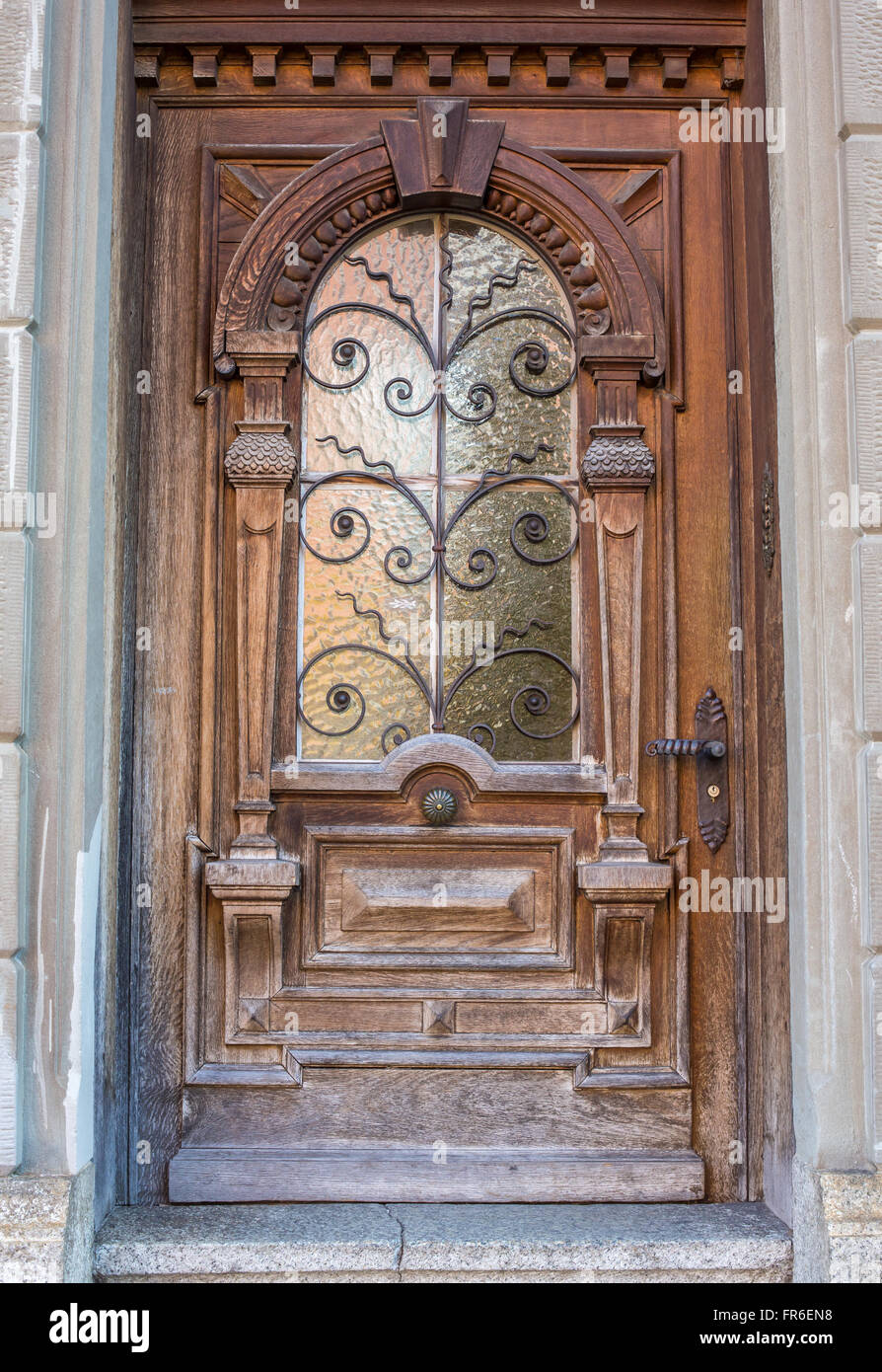 Antike Holztür - Stein am Rhein, Schweiz Stockfotografie - Alamy