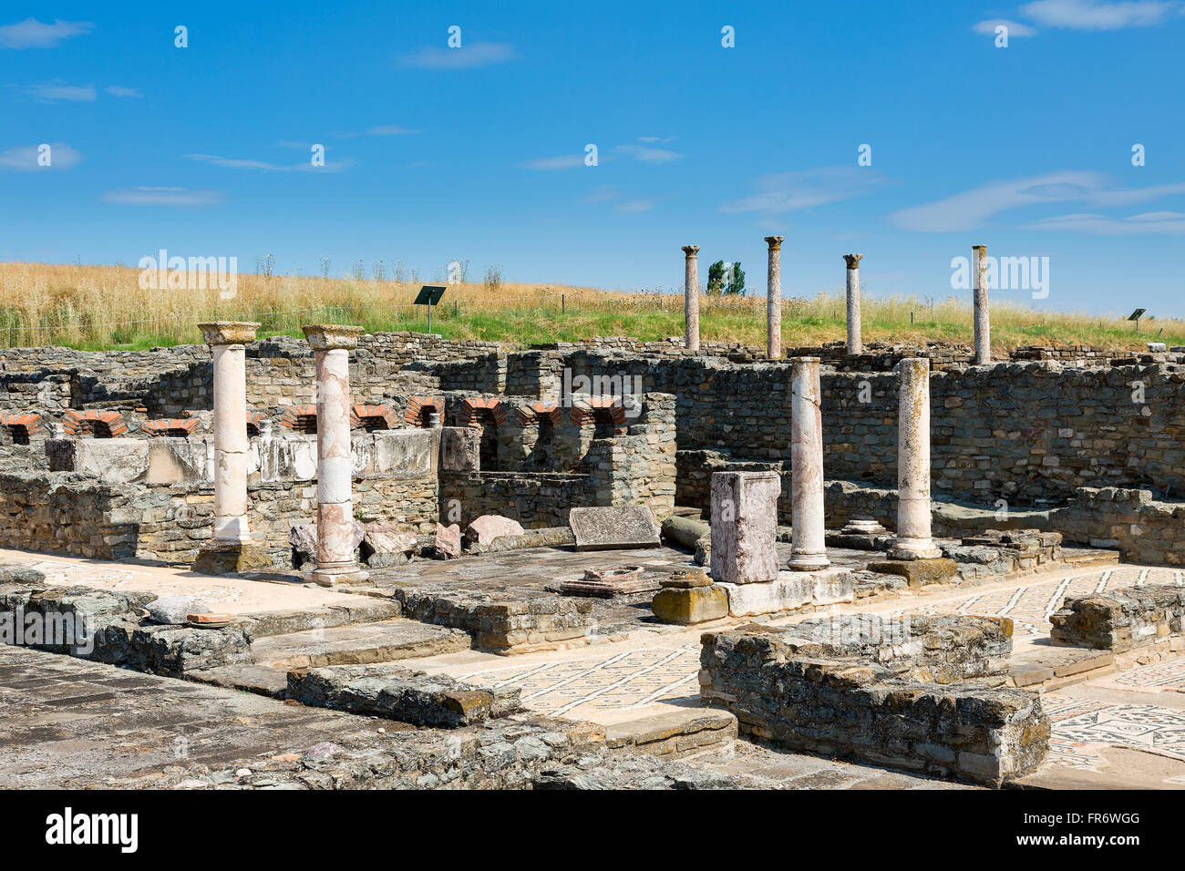 Republik Mazedonien, Gradsko, römische Ausgrabungsstätte von Stobi Stockfoto