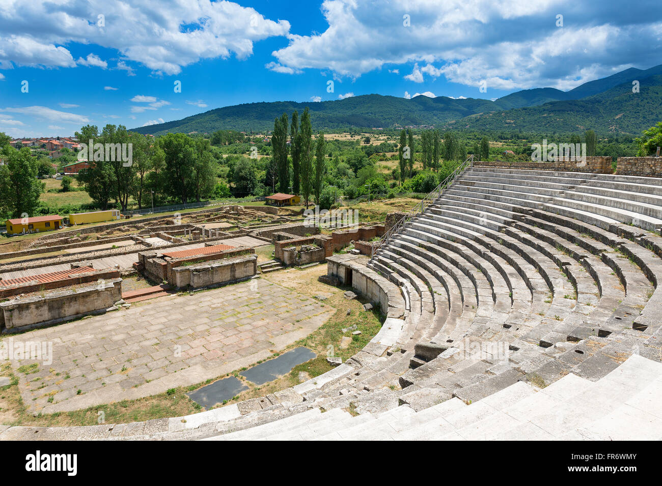 Republik von Mazedonien, Bitola, die Ruinen von Heraclea Lyncestis Stockfoto