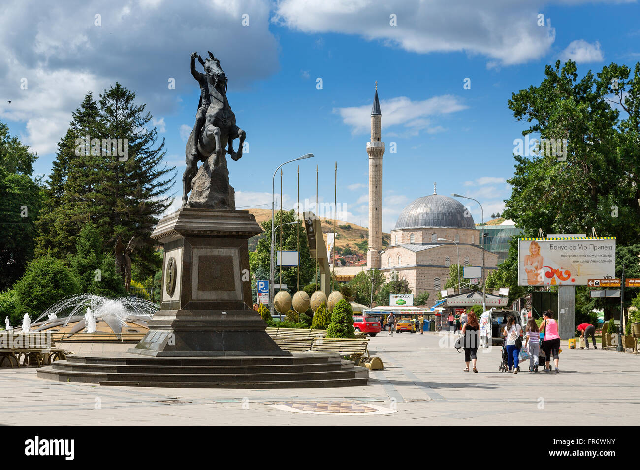 Republik Mazedonien, Bitola, Innenstadt Stockfoto