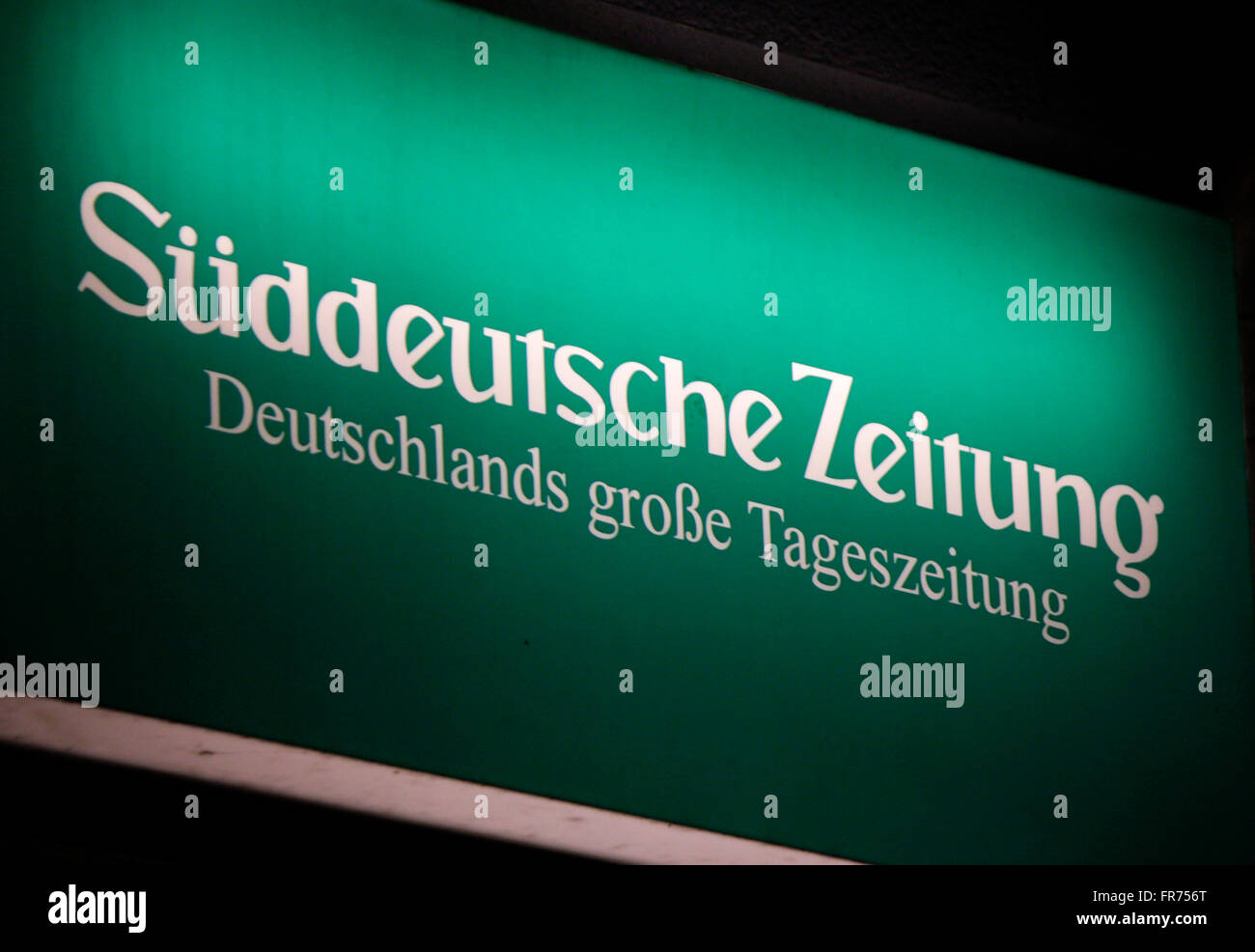 Markenname: "Süddeutsche Zeitung", Berlin. Stockfoto