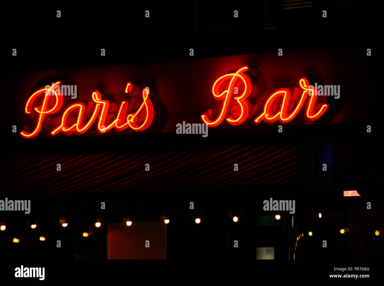 "Paris Bar", Kantstraße, Berlin-Charlottenburg. Stockfoto