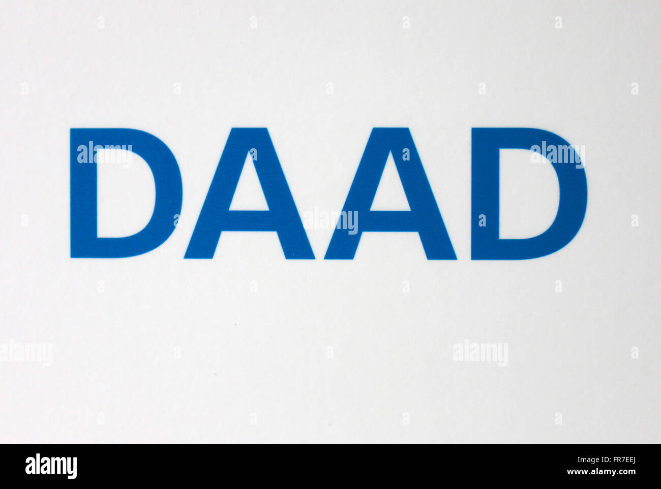 Das Logo des "DAAD", Berlin. Stockfoto