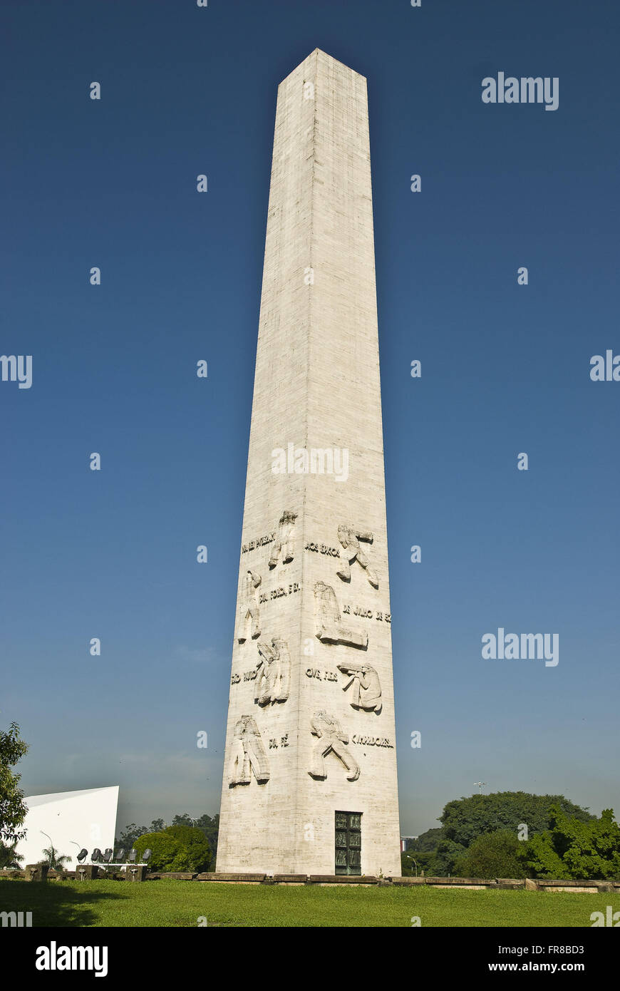 Obelisk Ibirapuera - Constitutionalist Revolution von 1932 - Denkmal für die Helden 1932 Stockfoto