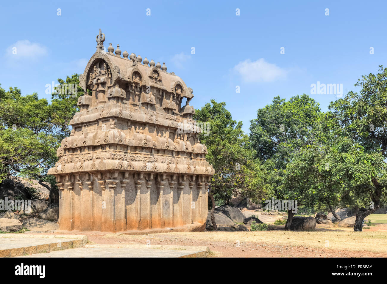 Mahabalipuram, Tamil Nadu, Indien, Asien Stockfoto