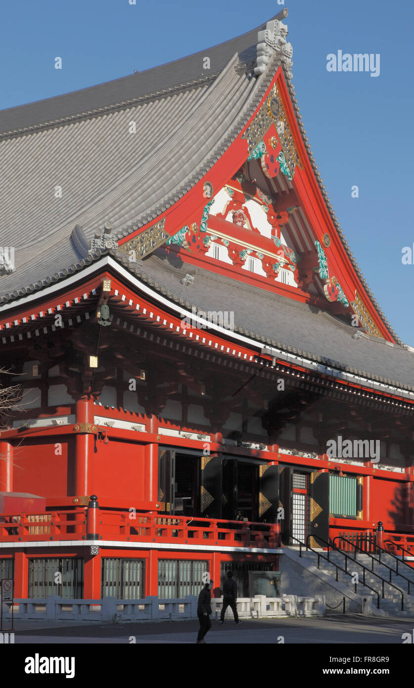 Japan, Tokio, Asakusa, Sensoji-Tempel, Stockfoto