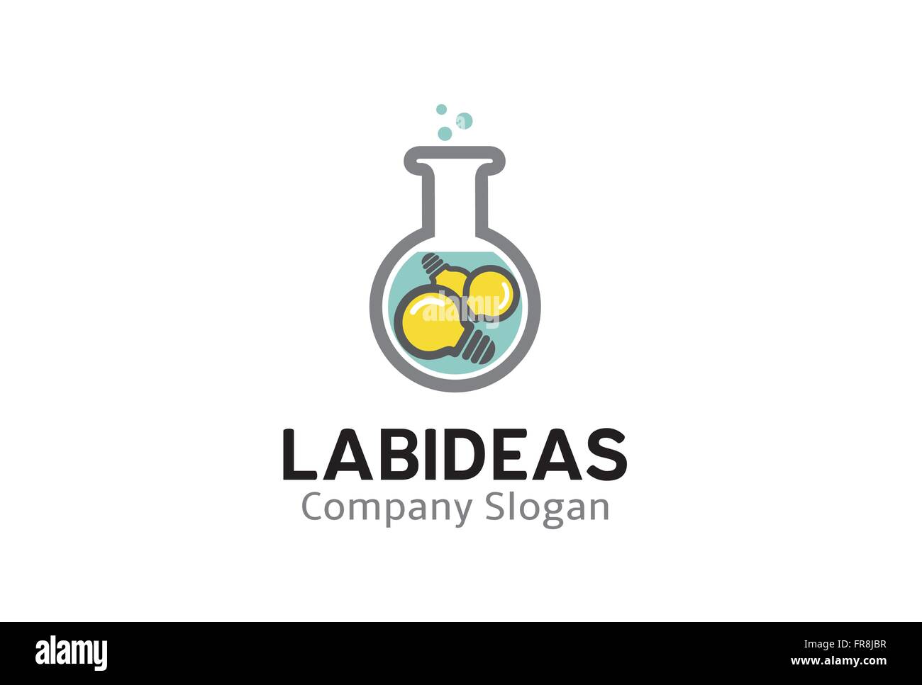 Lab-Ideen-Design-Darstellung Stock Vektor