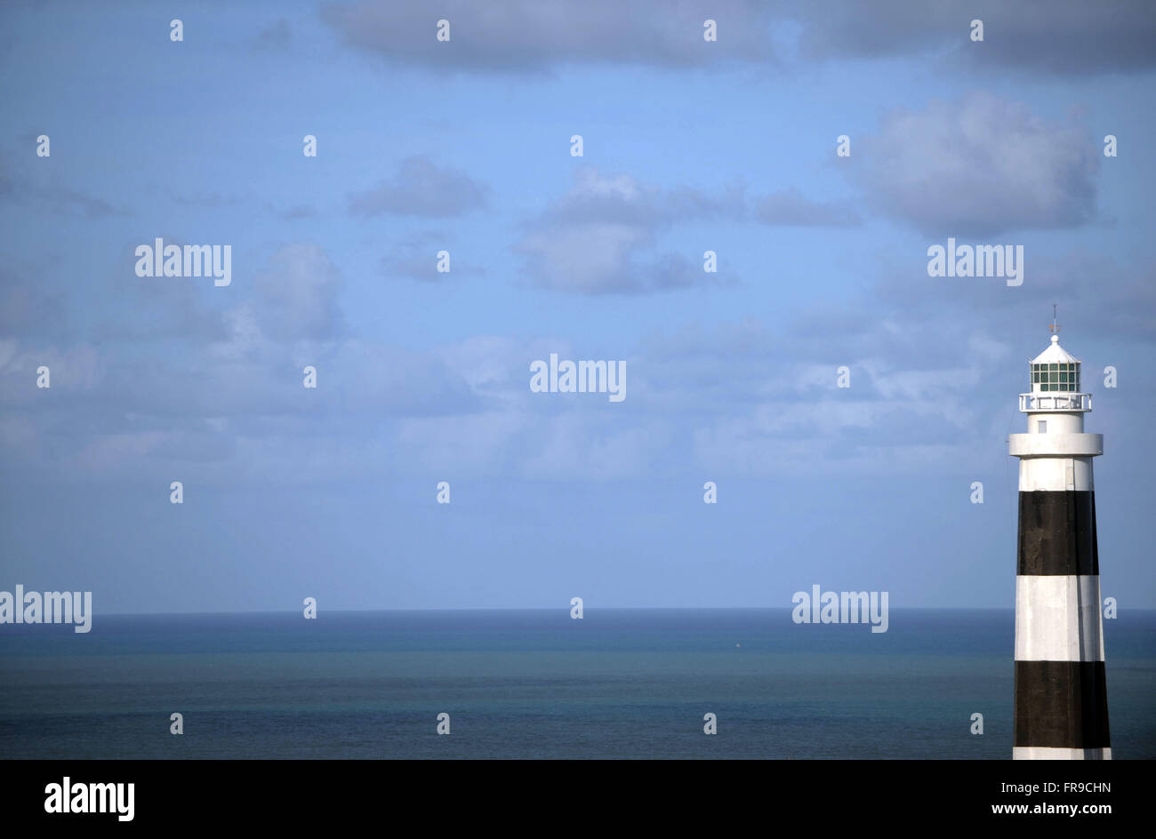 Olinda Leuchtturm Morro Serapion und das Meer im Hintergrund - PE - eröffnet im Jahre 1941 Stockfoto