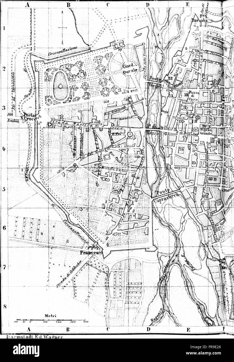 Italien: Handbook for Travellers, First Part, Northern Italy (1867) bietet Reisenden wichtige Informationen über die Geografie, Geschichte, Kultur und wichtige Reiseziele Norditaliens, die sie auf ihren Reisen begleiten. Stockfoto
