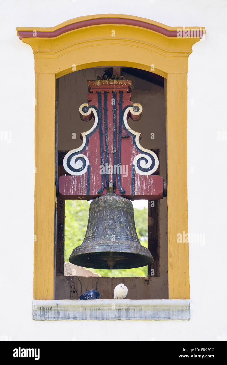 Detail der Glocke der Kapelle der Muttergottes der Barmherzigkeit - Altstadt Stockfoto