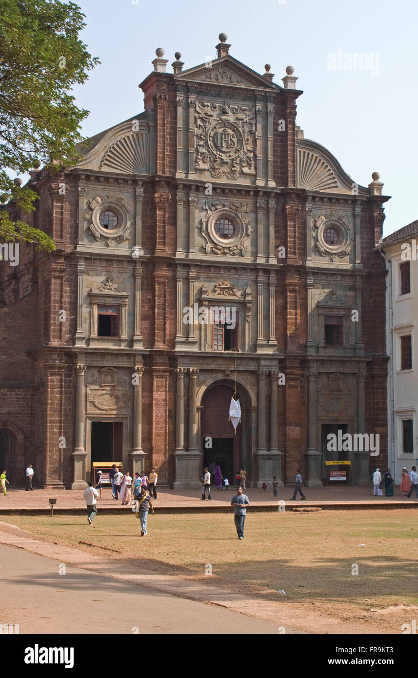 Asien, Indien, Goa, Old Goa, Basilica von Bom Jesus Stockfoto