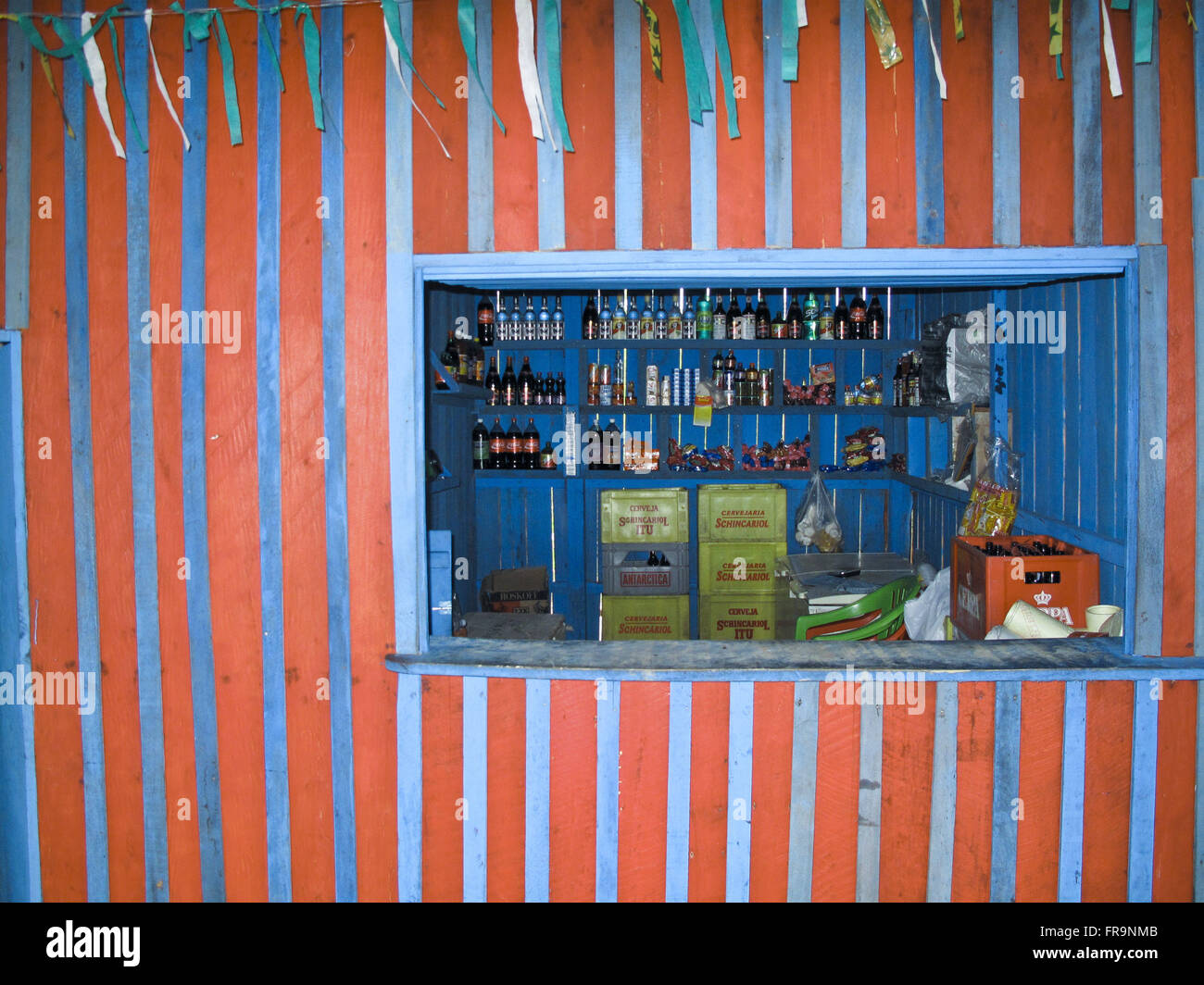 Detail der typische Messe Bezirk von Boa Vista im Amazonas-Gebiet Stockfoto