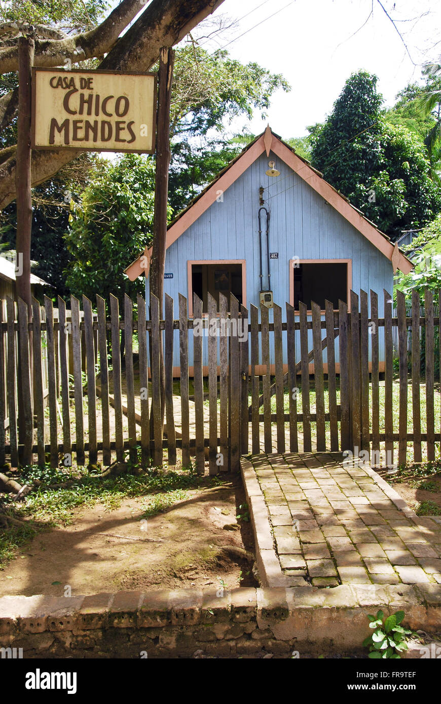 Mitte Memorias Chico Mendes - Website Visitation und Wallfahrt Stockfoto