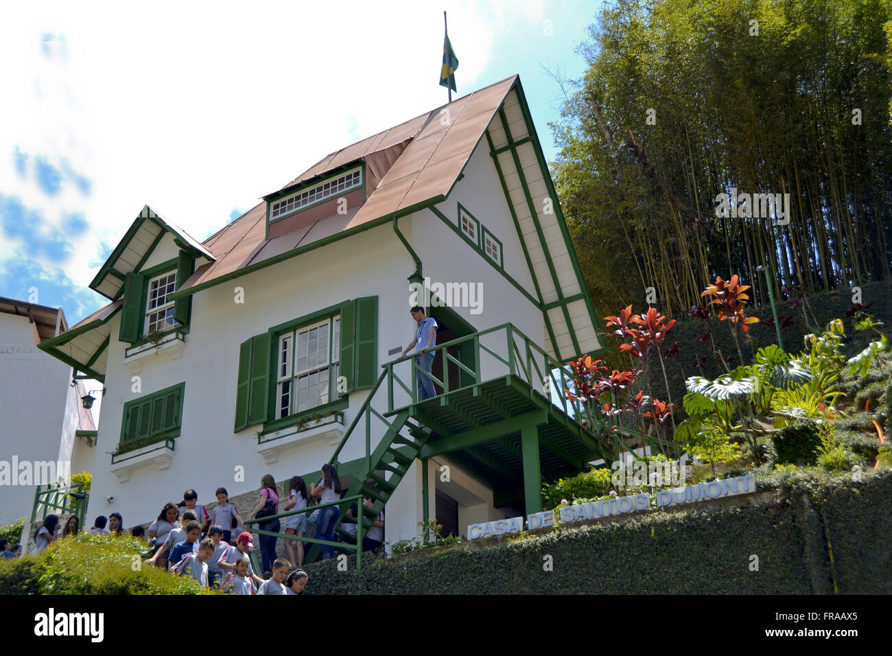 Museo Casa de Santos Dumont - bekannt als The Enchanted - gebaut im Jahre 1918 Stockfoto