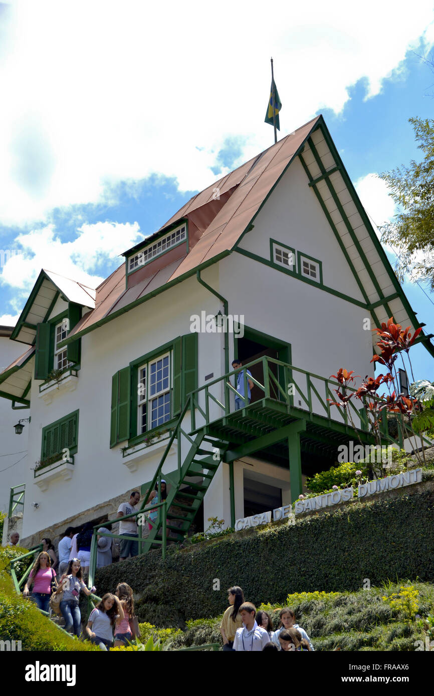 Museo Casa de Santos Dumont - bekannt als The Enchanted - gebaut im Jahre 1918 Stockfoto