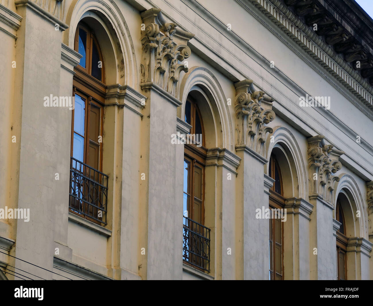 Detalhe da Fachada Colégio Estadual Paula Soares - Centro histórico Stockfoto