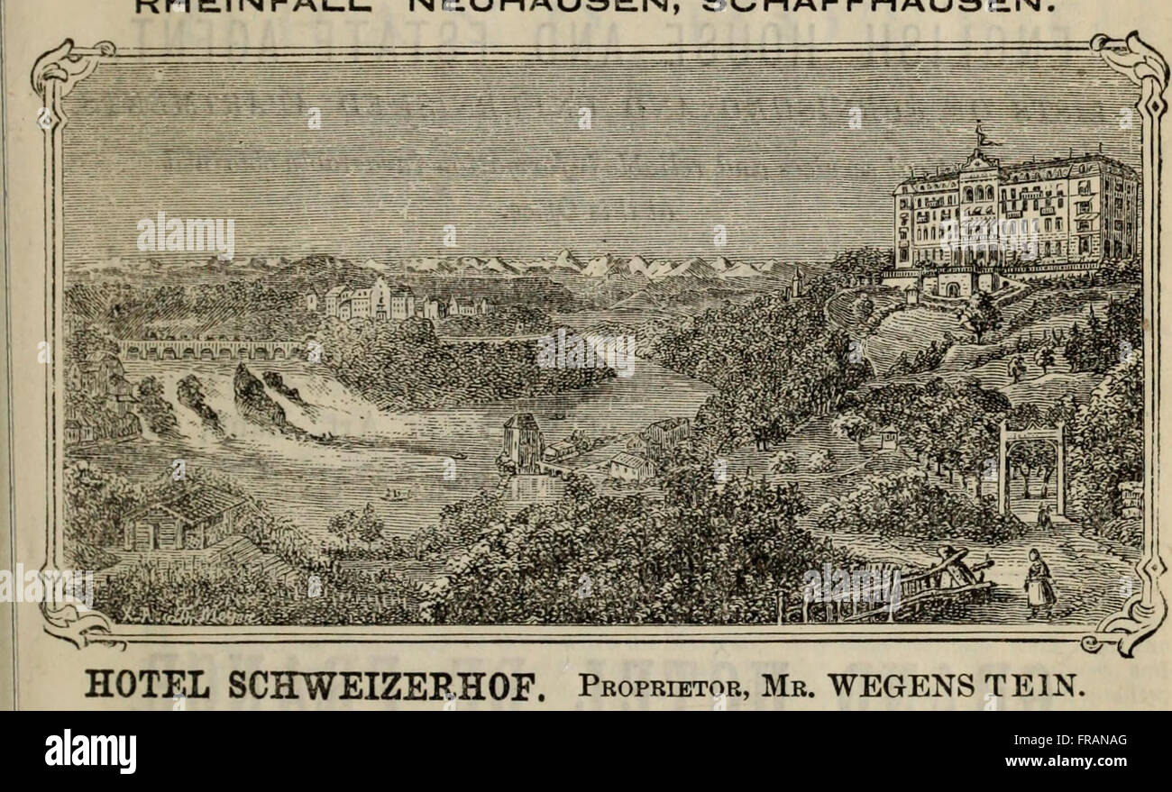 Handbuch für Reisende in Norditalien - bestehend aus Turin, Mailand, Pavia, Cremona der italienischen Seen, Bergamo, Brescia, Verona, Mantua, Vicenza, Padua, Venedig, Ferrara, Bologna, Ravenna, Rimini, Stockfoto