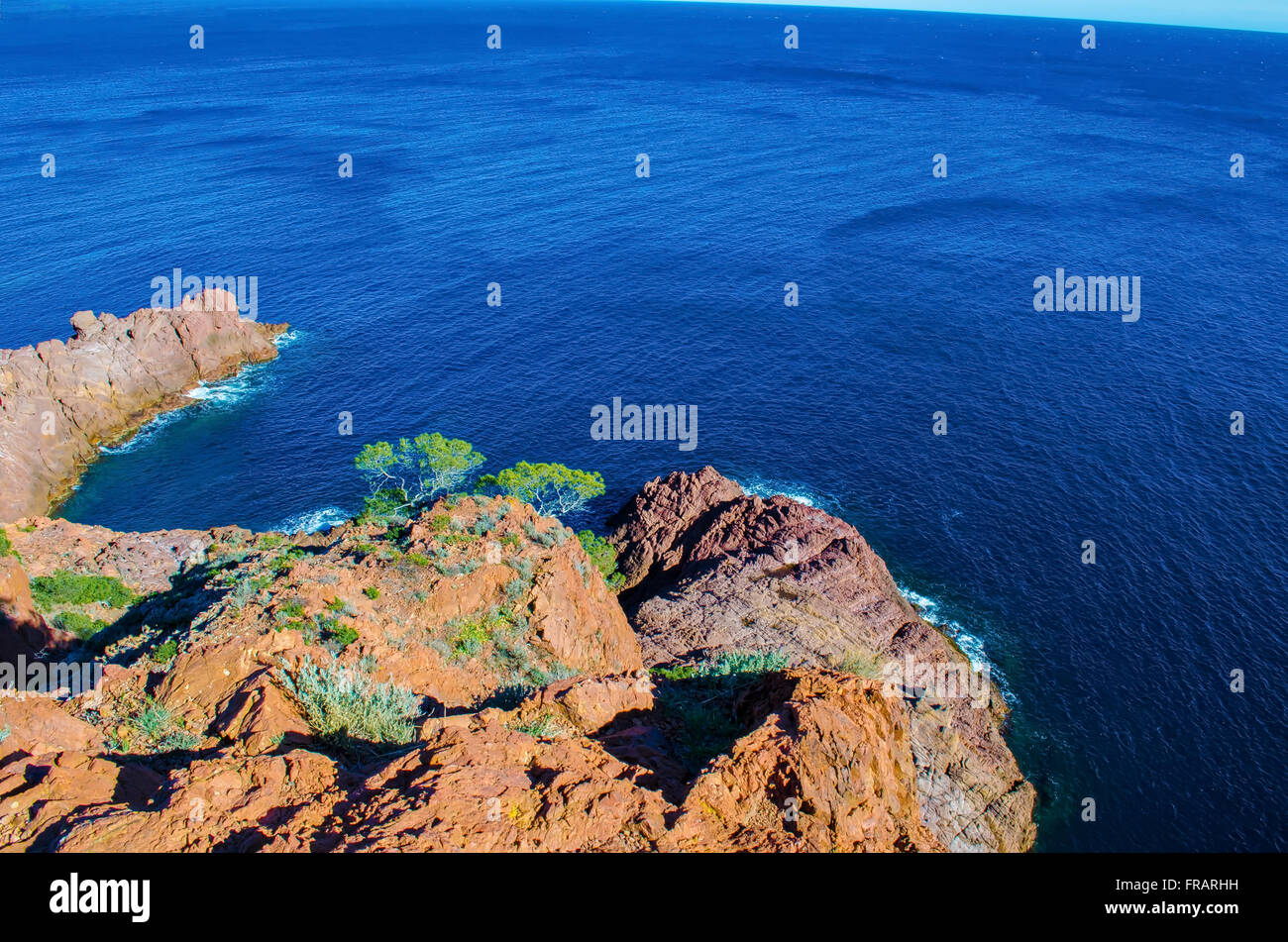 Die Krümmung der Erde Stockfoto