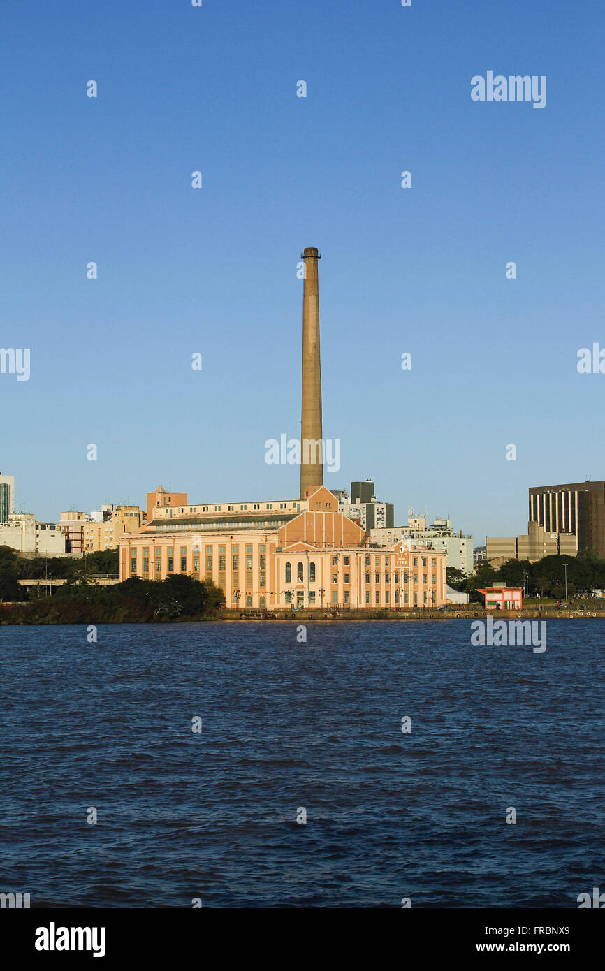 Centro Cultural Usina Gasometro die Ufer des Sees Guaiba im historischen Zentrum Bau 1928 Stockfoto
