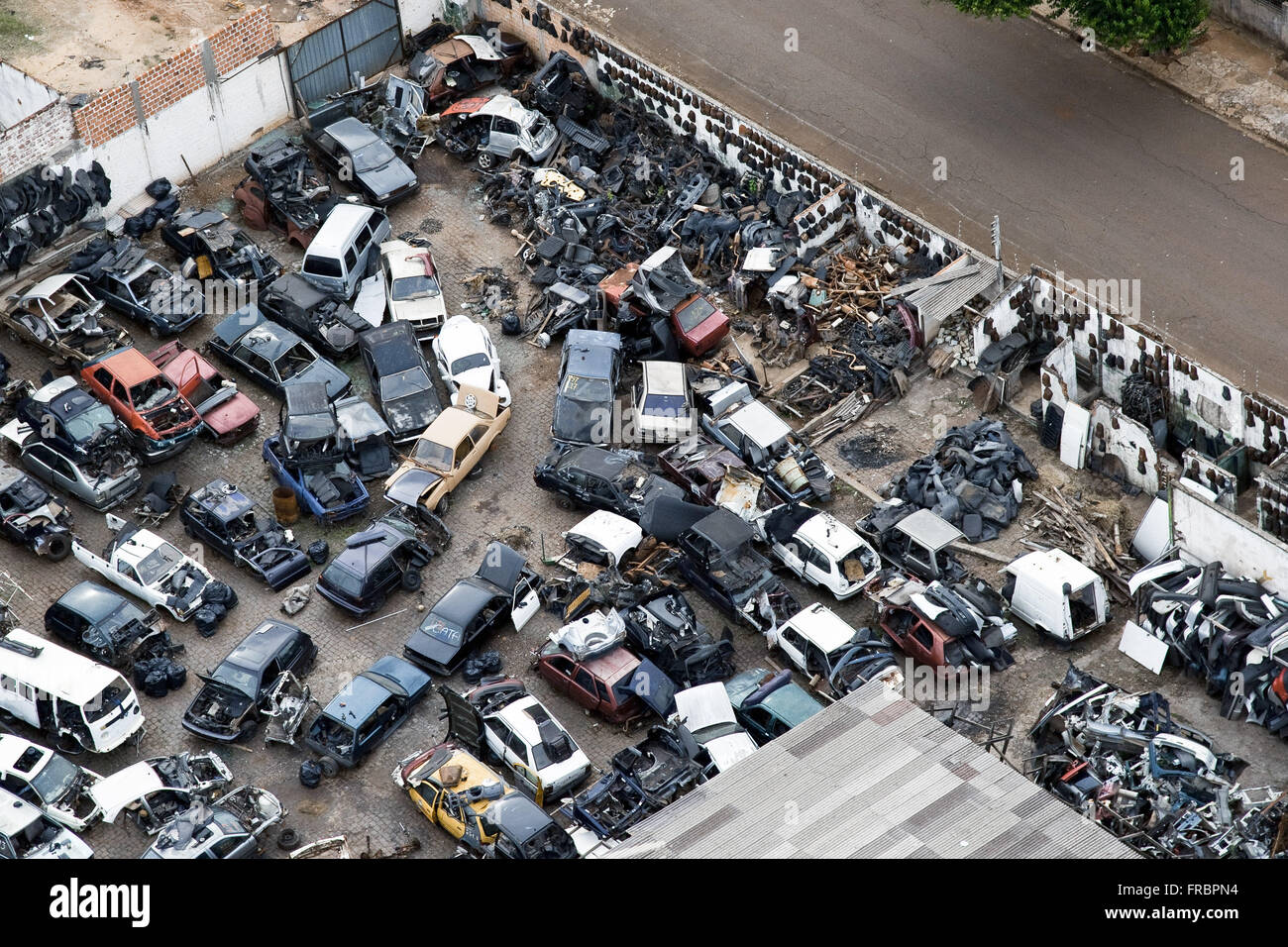 Schrottplatz In Der Nähe Jetzt Geöffnet Schrottplatz von oben -Fotos und -Bildmaterial in hoher Auflösung – Alamy
