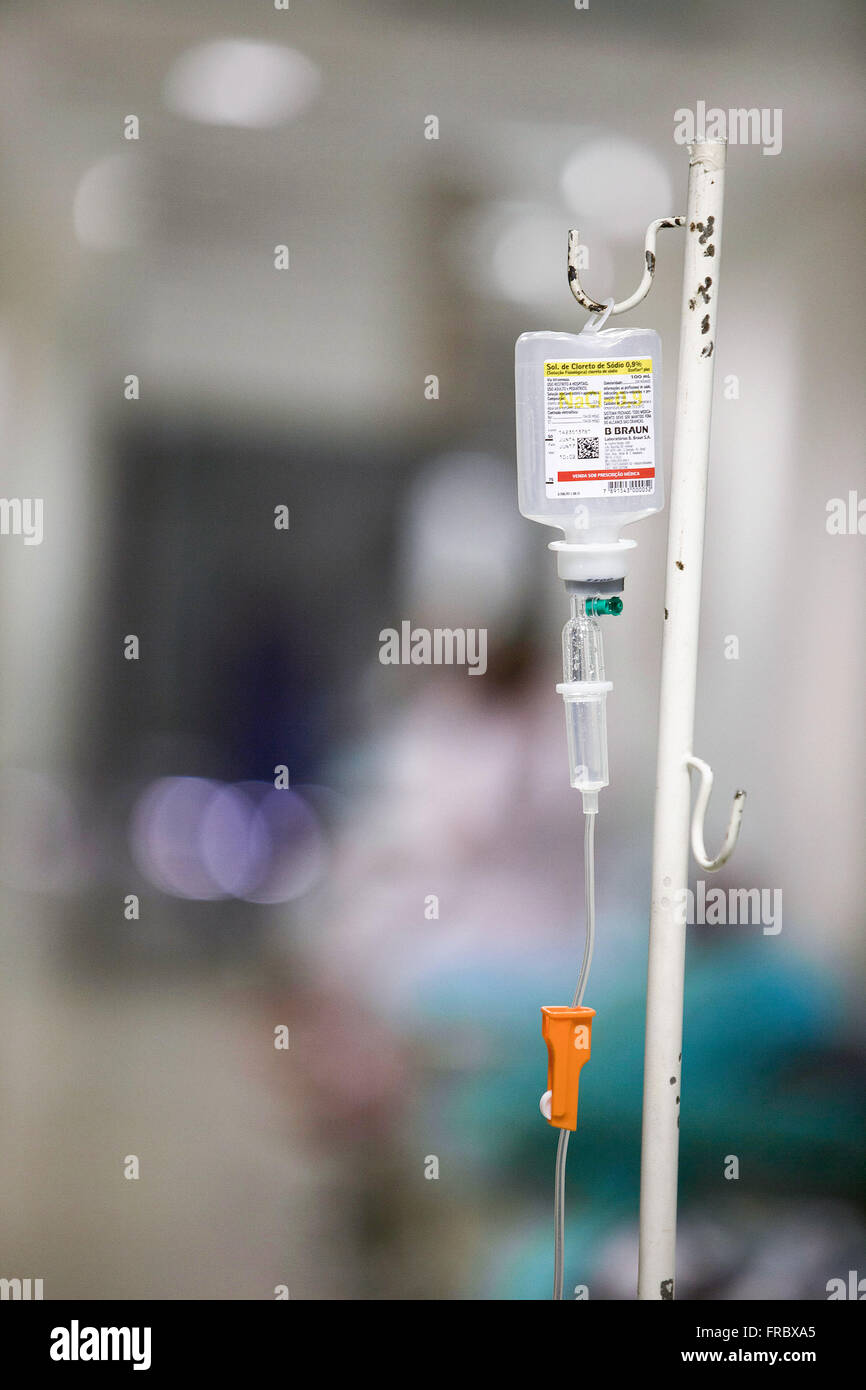 Enge Medikamente in den Notaufnahmen überfüllt öffentliches Krankenhaus Stockfoto
