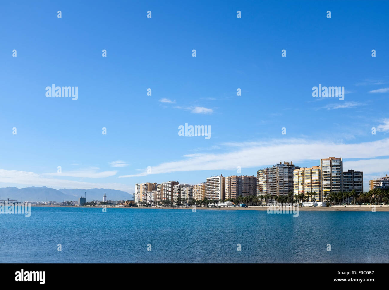 Malaga, Costa Del Sol, Spanien Stockfoto