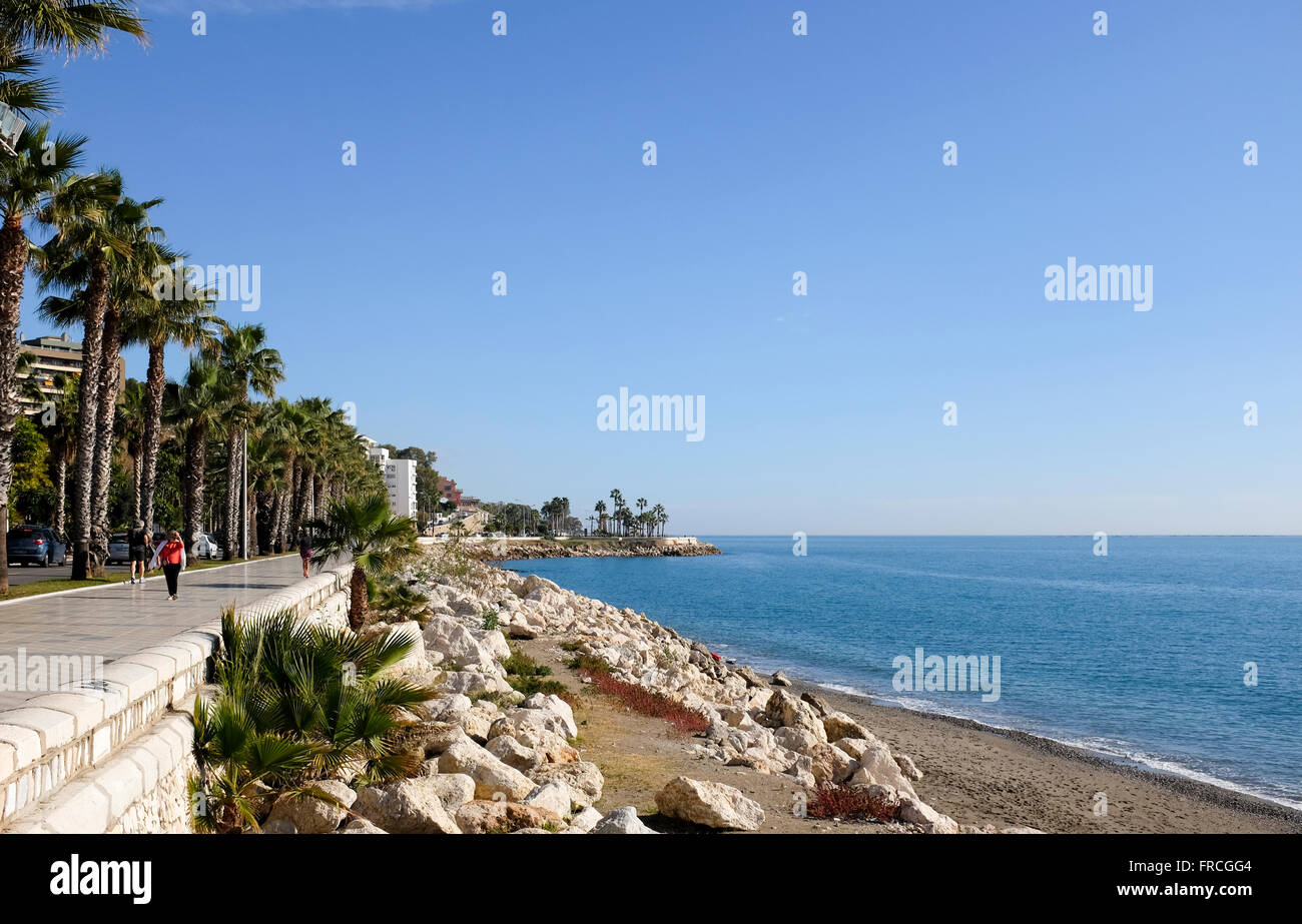 Malaga, Costa Del Sol, Spanien Stockfoto