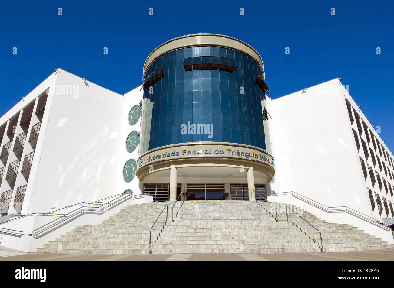 Fassade der Federal University of Triangulo Mineiro Stockfoto