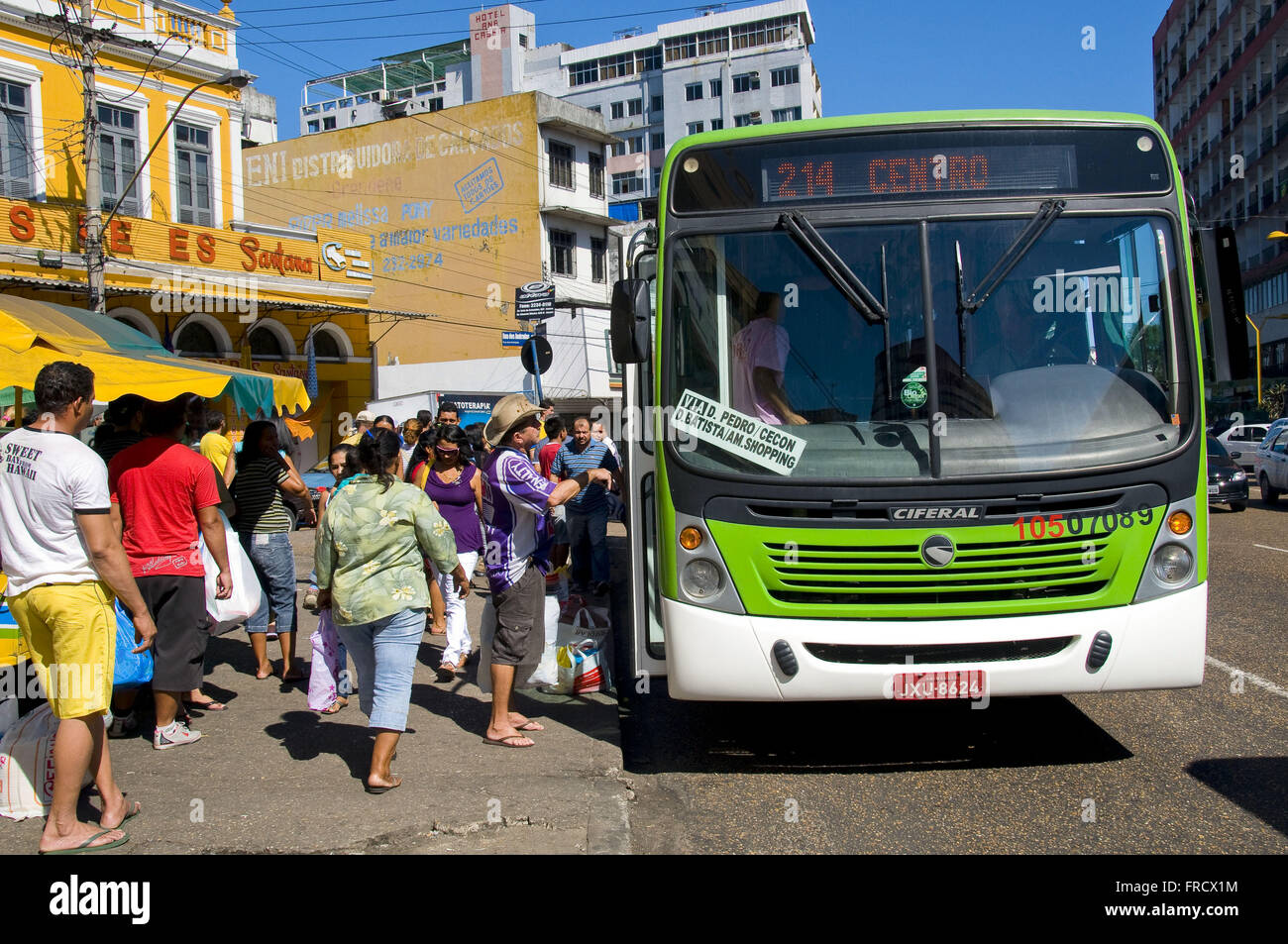 Öffentliche Verkehrsmittel von Manaus Stockfoto